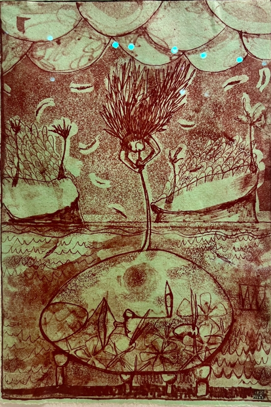 Creation of an Island by artist Melissa Wen Mitchell